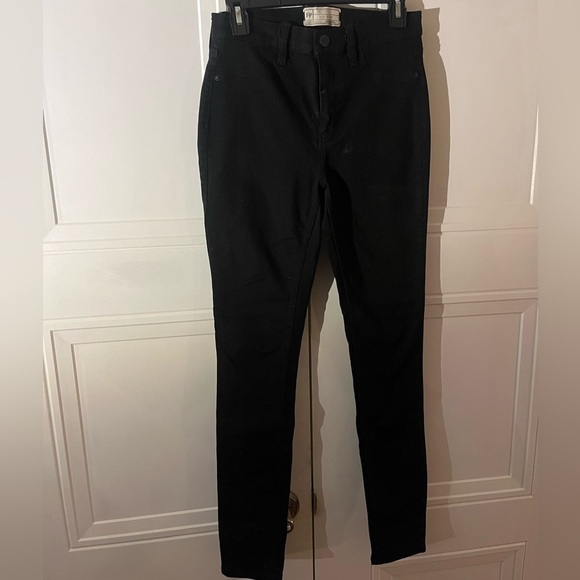 Free People Denim - Free People black skinny jeans